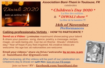 Celebration of Diwali and Children Day 2020